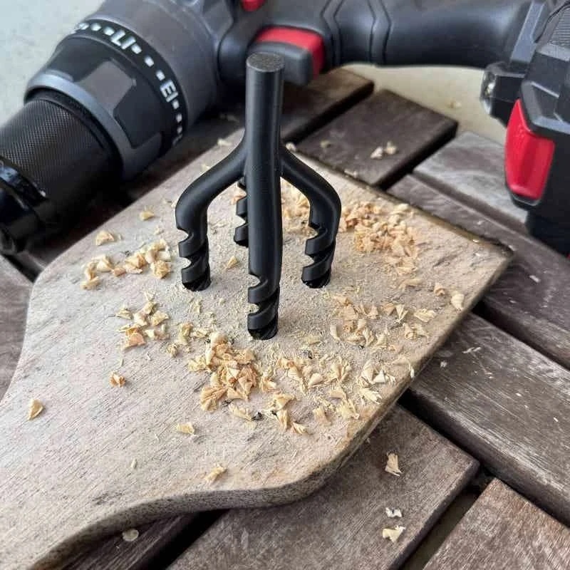 Woodworking Jokes - Vier lustige Kunststoff-Bohrer, witziges Scherz-Zubehör, neuartiges