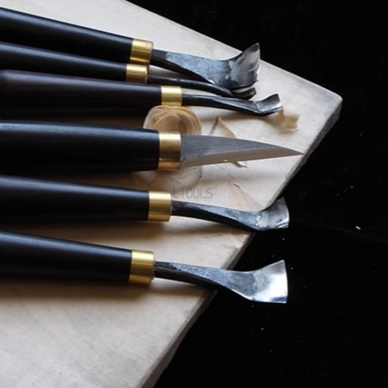 Drawknife Blade - Holzbearbeitung DIY Löffel Graben Messer Präzision