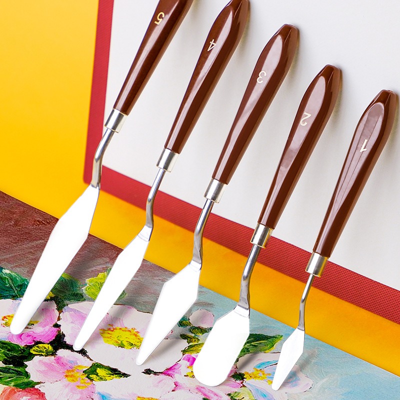 Drawknife Blade - Für Künstler Malspachtel-Set Ölgemälde-Messer Texturmalerei Farbmischspachtel