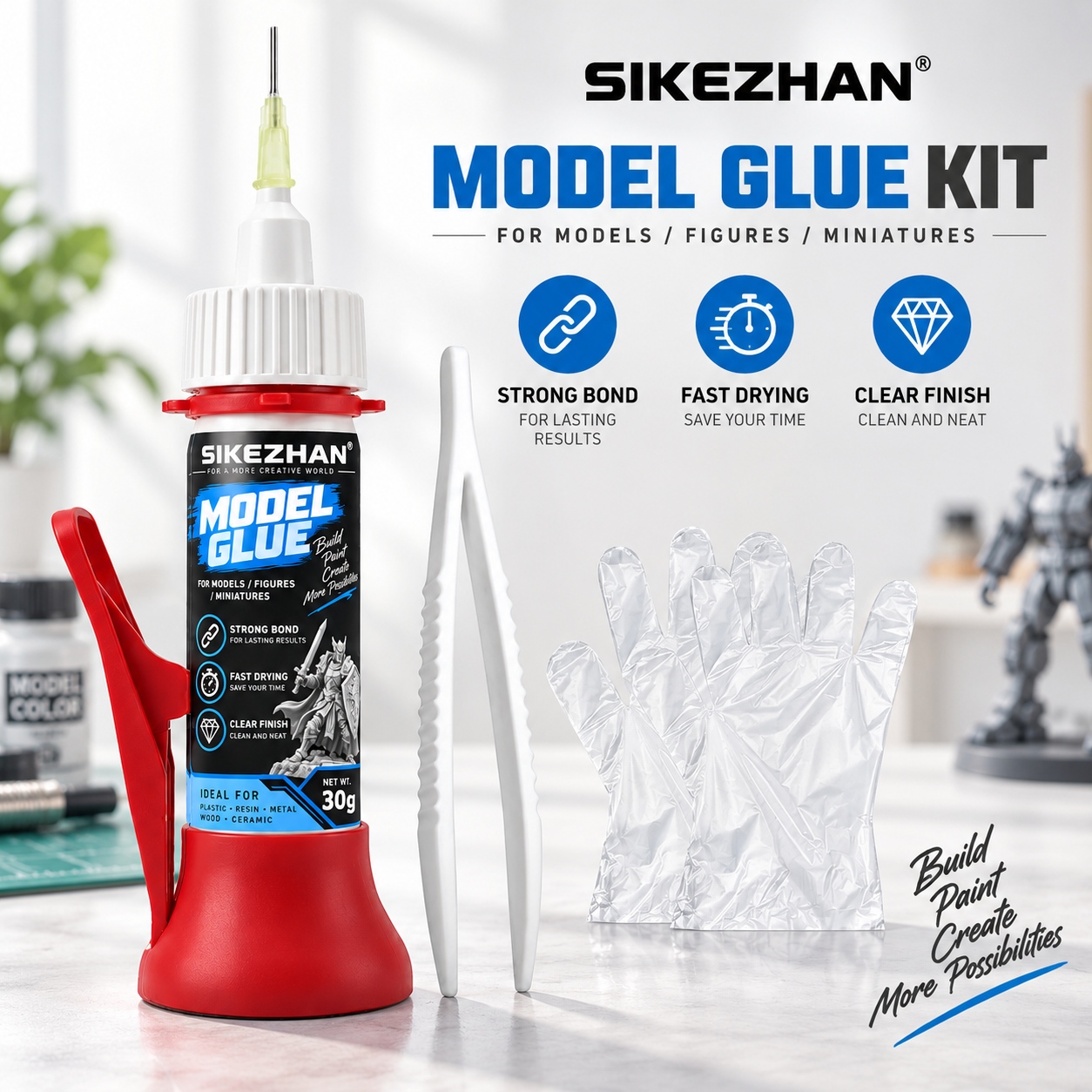SIKEZHAN Modellkleber 30g Präz – Woodworking Glue Bewertung und Preis