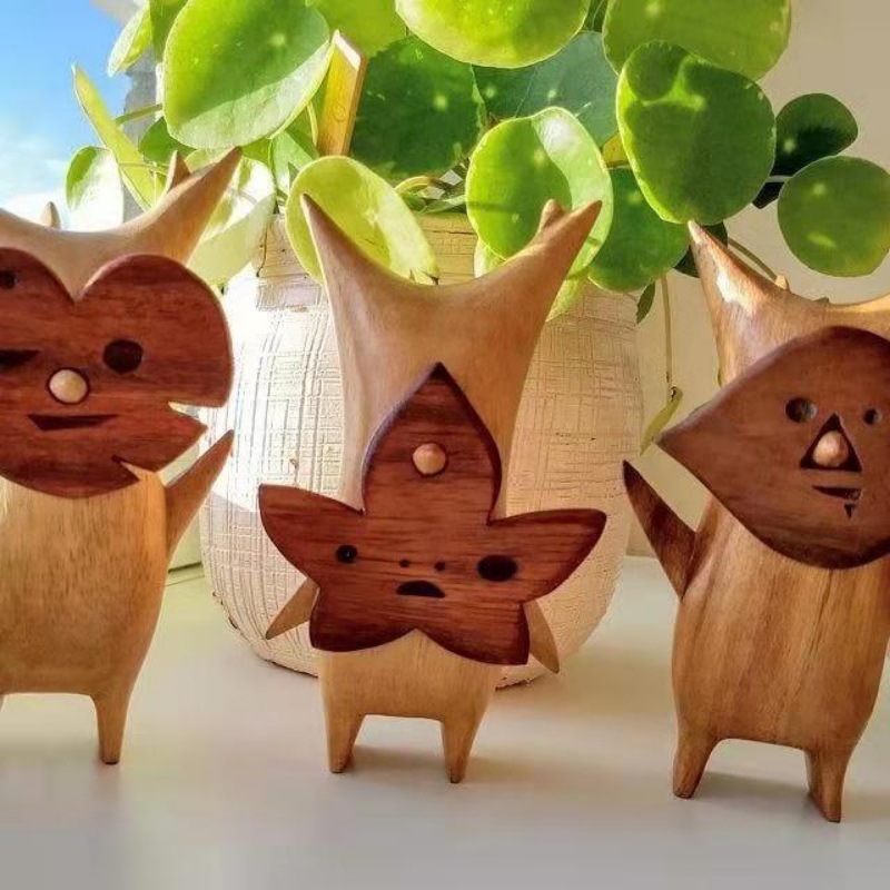 1/2/3 stücke Holz Korok Statue – Woodworking Resin Bewertung und Preis