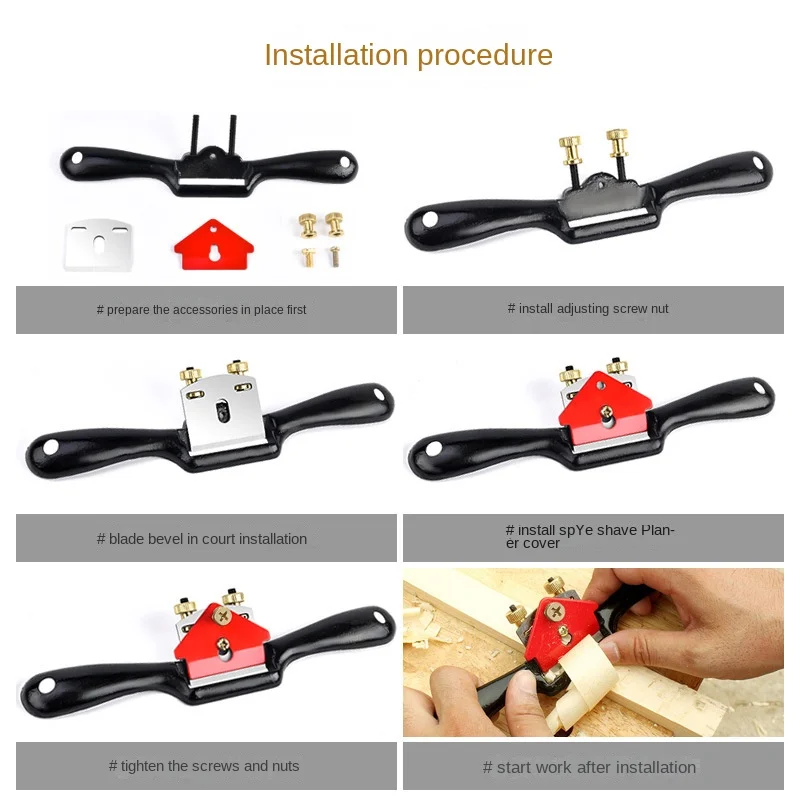 Verstellbare Spokeshave-Handho – Drawknife Blade Bewertung und Preis